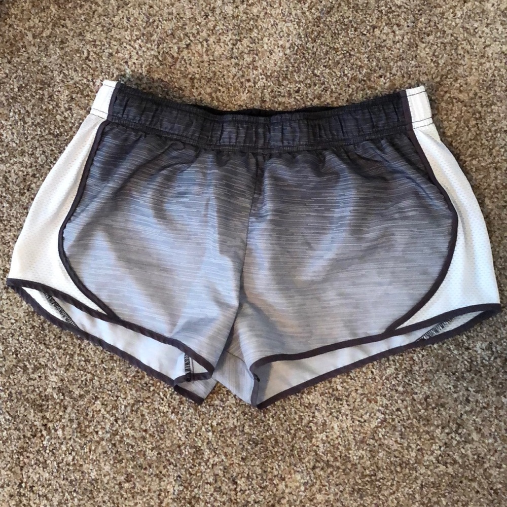 Gray athletic shorts